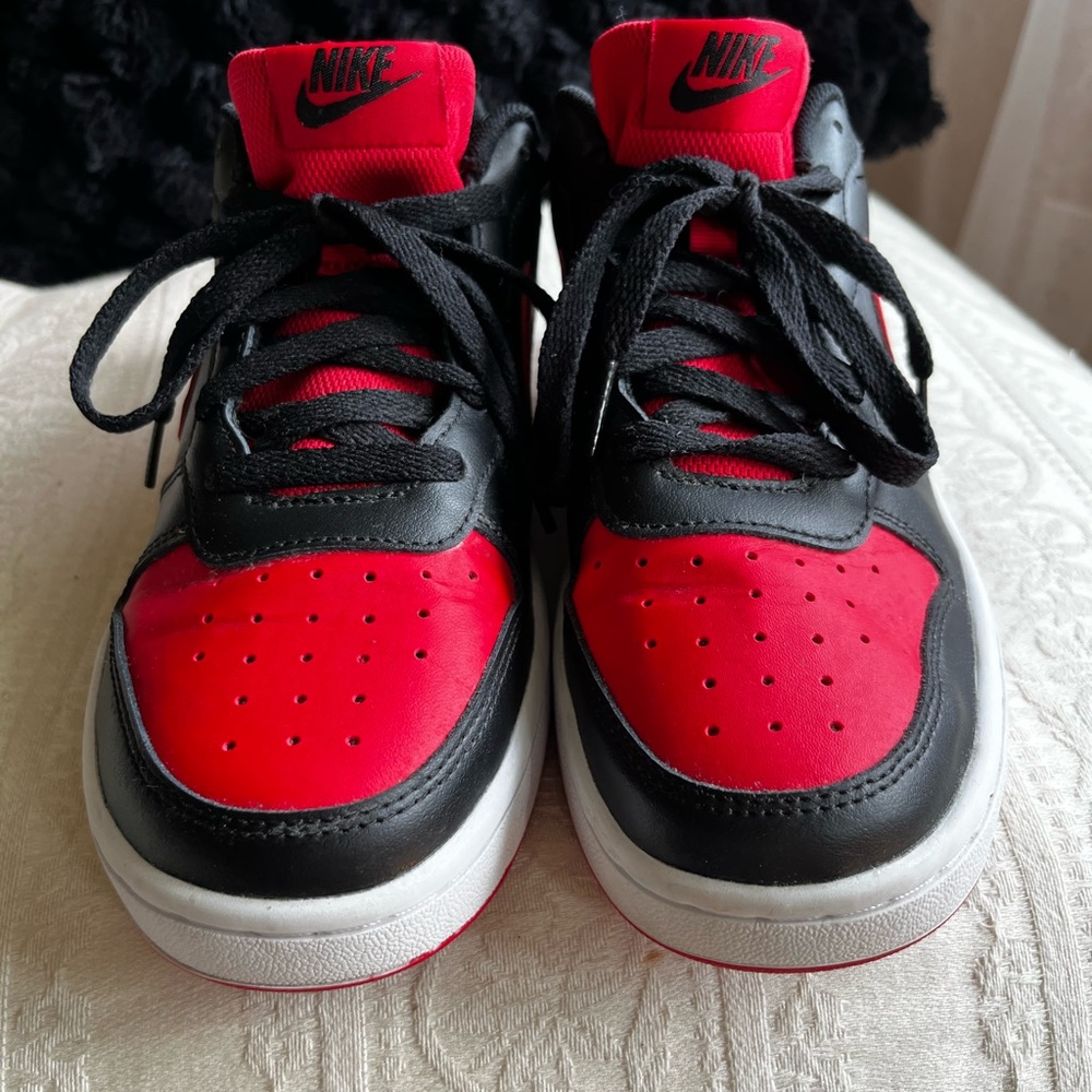 Nike Red and Black Classic Sneakers